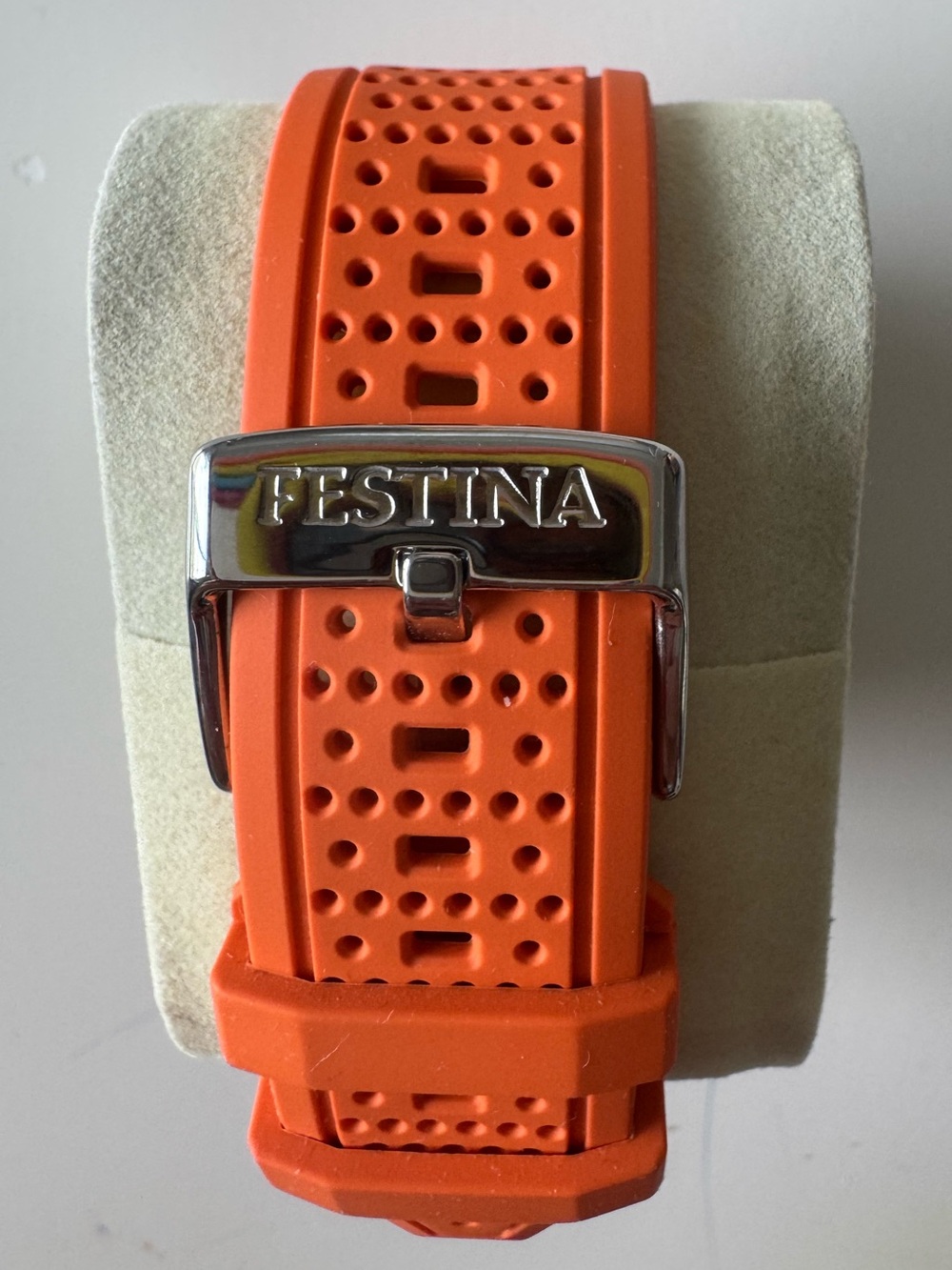 Festina The Originals Chronograph F20330/4 Orange Men’s Watch 47mm cas - Picture 5 of 8
